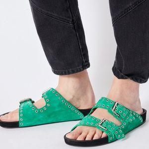Isabel marant lennyo green slide 41/10